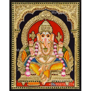 Ganesha Tajore Painting
