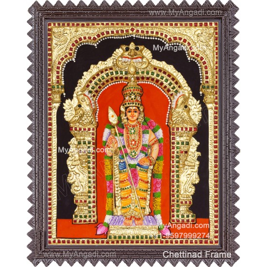 Murugan 3d Tanjore Painting