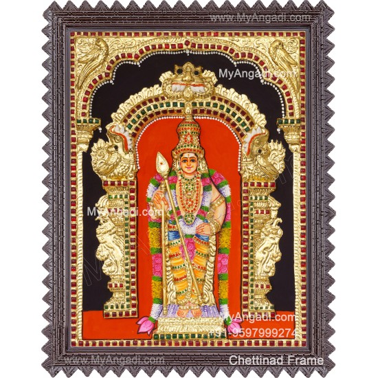 Murugan 3d Tanjore Painting