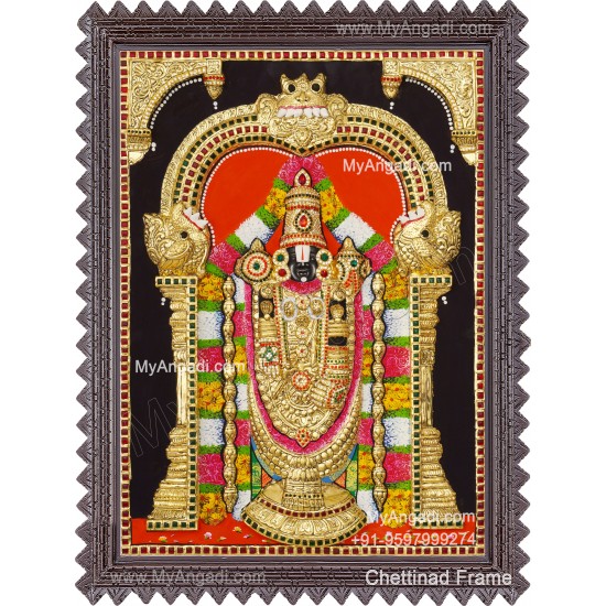 Balaji 3d Tanjore Painting