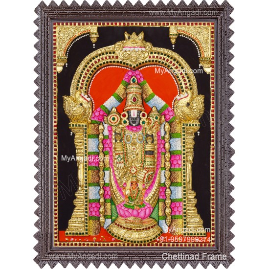 Balaji Lakshmi 3D Tanjore Painting