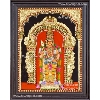 Murugan 3d Tanjore Painting