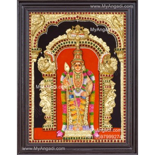 Murugan 3d Tanjore Painting