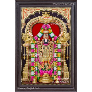 3d Balaji Lakshmi Tanjore Painting