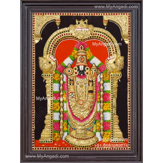 Balaji 3d Tanjore Painting
