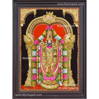 Balaji Lakshmi 3D Tanjore Painting