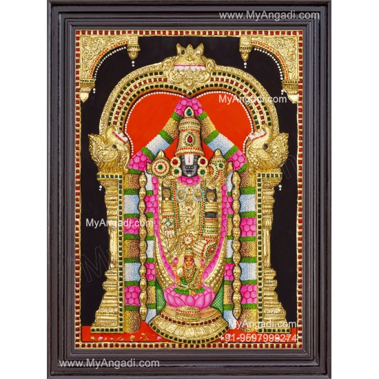 Balaji Lakshmi 3D Tanjore Painting