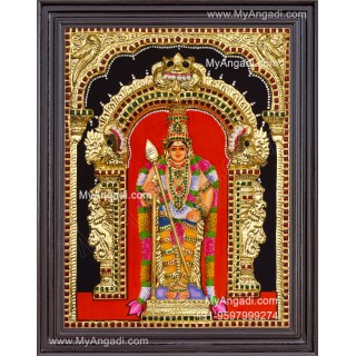Murugan 3d Tanjore Painting