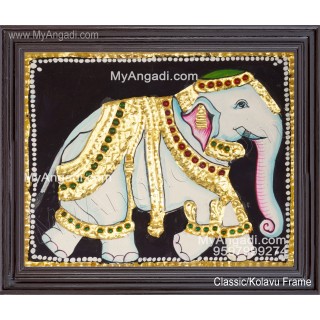 Elephant Tanjore Painting