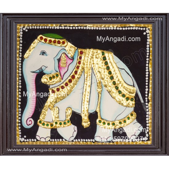 Elephant Tanjore Painting
