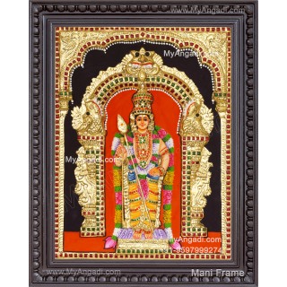 Murugan 3d Tanjore Painting