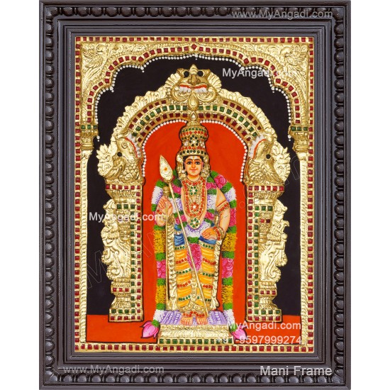Murugan 3d Tanjore Painting