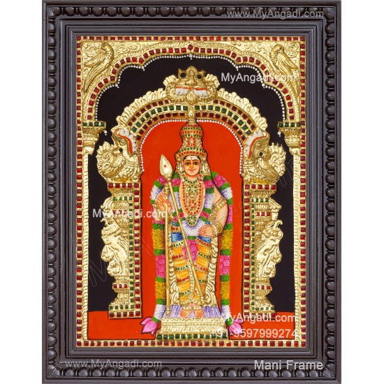 Murugan 3d Tanjore Painting