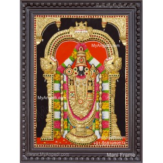 Balaji 3d Tanjore Painting