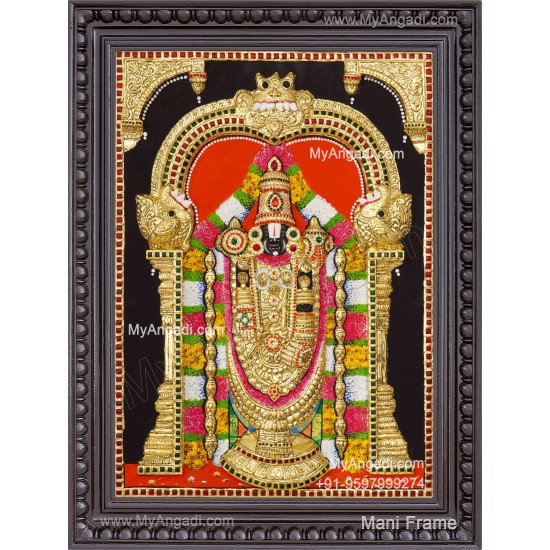 Balaji 3d Tanjore Painting