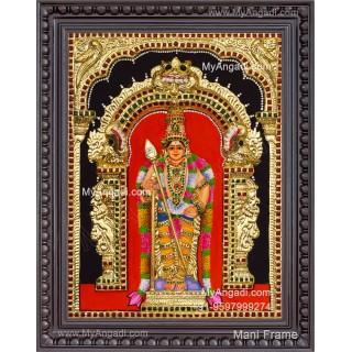 Murugan 3d Tanjore Painting