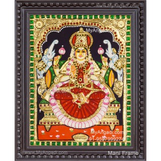 Gajalakshmi Tanjore Painting