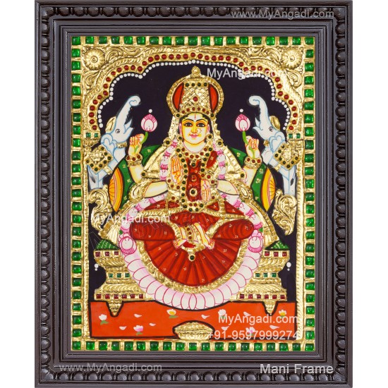 Gajalakshmi Tanjore Painting