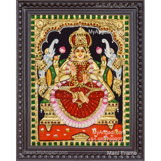 Gajalakshmi Tanjore Painting