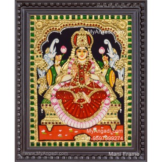 Gajalakshmi Tanjore Painting