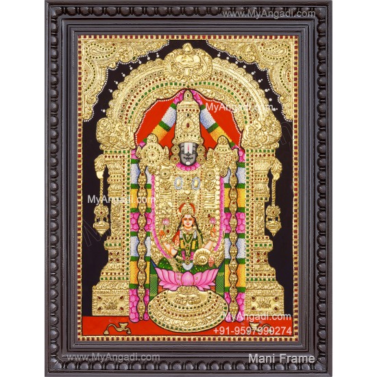Balaji Lakshmi Tanjore Painting
