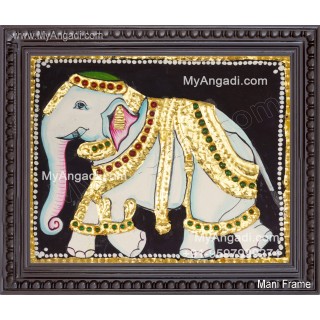 Elephant Tanjore Painting