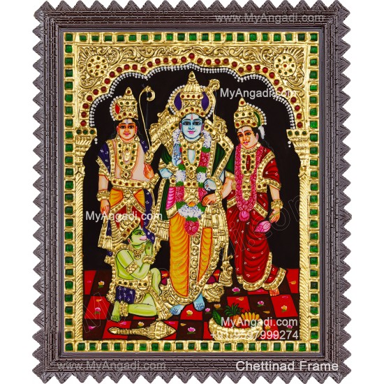 Ram Darbar Tanjore Painting