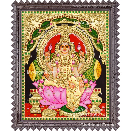 Aishwarya Lakshmi Tanjore Painting