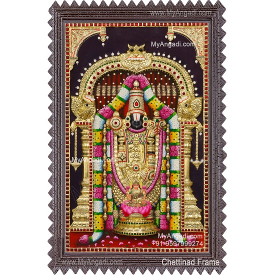 Balaji Lakshmi 3D Tanjore Painting