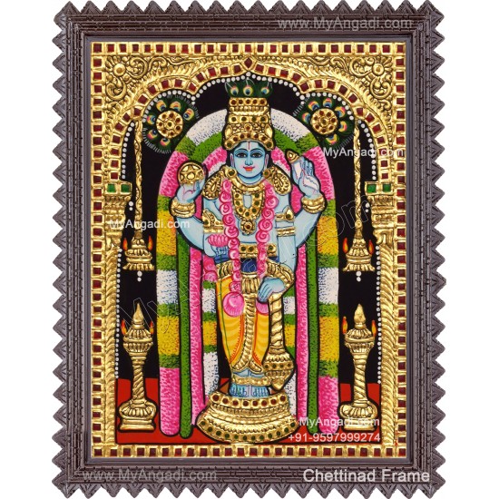 Guruvayoorappan Tanjore Painting