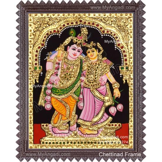 Radha Krishna Tanjore Paintings