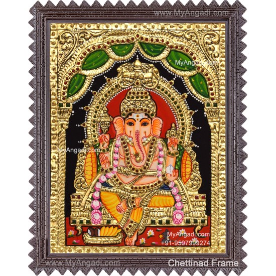 Ganesha Tanjore Painting