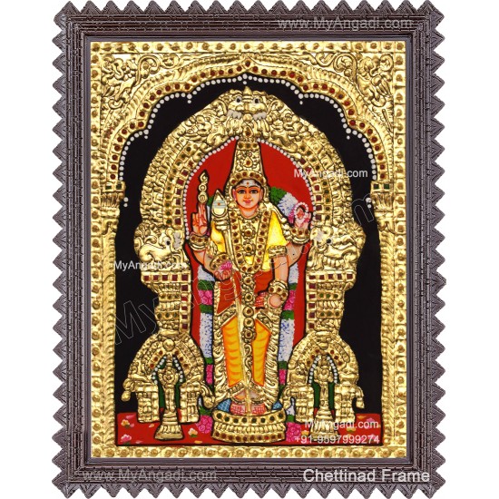 Thiruchendhur Murugan Tanjore Painting