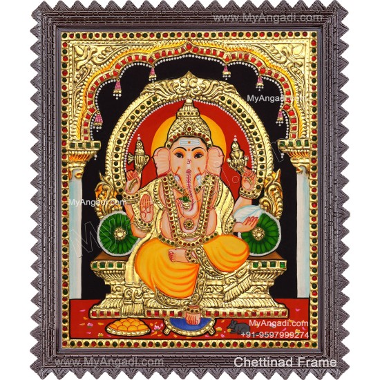 Ganesha Tanjore Painting