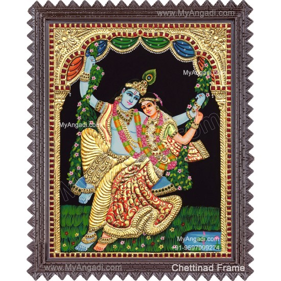 Radha Krishna Tanjore Paintings