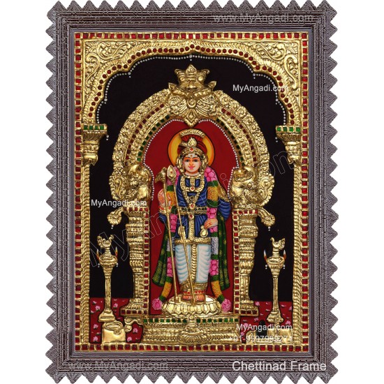 Murugar 3D Tanjore Painting