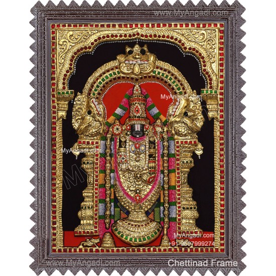 Balaji 3d Tanjore Painting