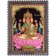 Gajalakshmi 3d Embossed Tanjore Painting