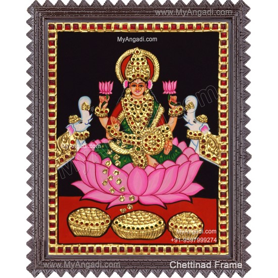 Gajalakshmi Tanjore Painting 