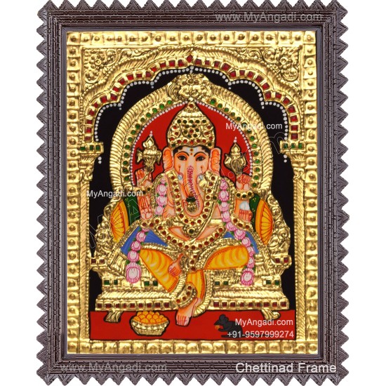 Ganesha Tanjore Painting