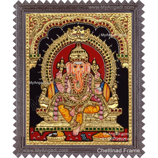 Ganapathi Tanjore Painting 