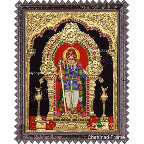 Palani  Murugan Tanjore Painting