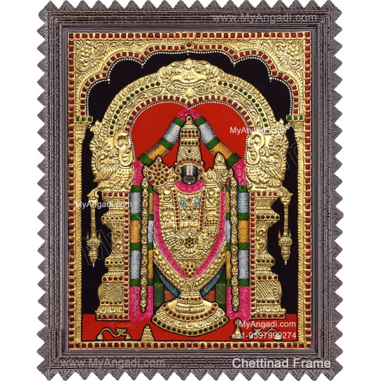 Venkatachalapathy  Tanjore Painting
