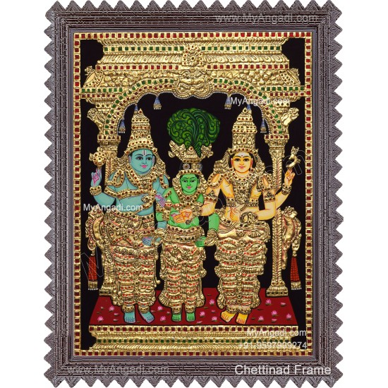 Girija Kalyanam - Tanjore Painting