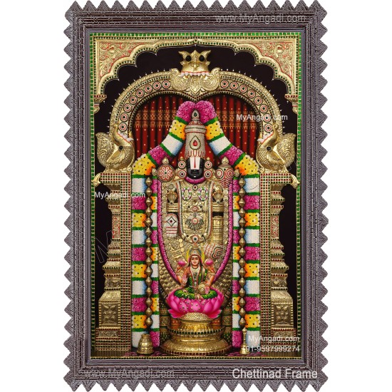 Balaji 3d Tanjore Painting