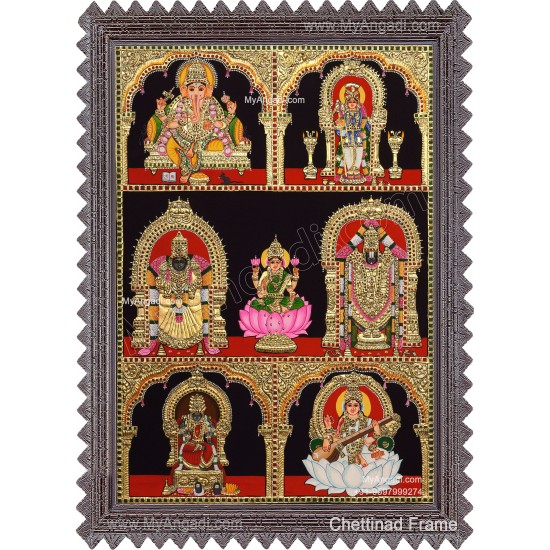 5 Panel  Tanjore Painting