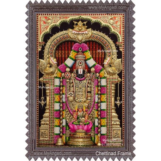 Balaji Lakshmi 3D Tanjore Painting