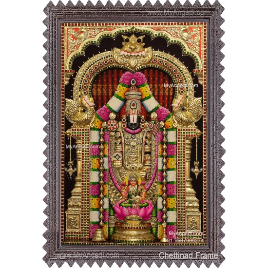 Balaji Lakshmi 3D Tanjore Painting