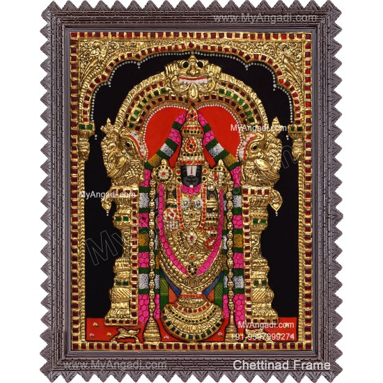 Balaji 3d Tanjore Painting
