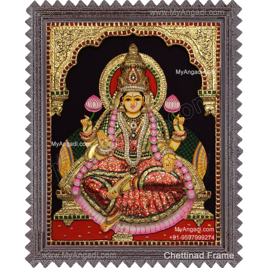 Lakshmi 3D Tanjore Painting